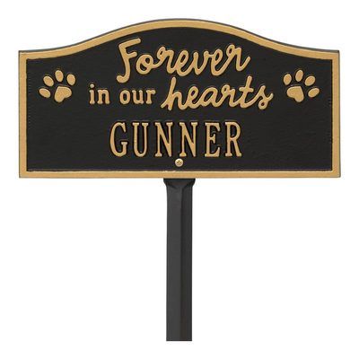 Forever In Our Hearts Pet Dedication Plaques